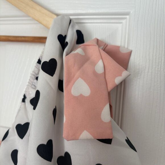 Missy‎ Empire Pink And White Heart Print Size 10 - Picture 5 of 9